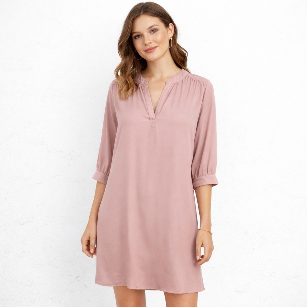 [Lulu's] Classic Mauve Shift Dress
